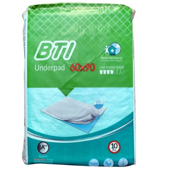 زیرانداز بیمار ضدآب 5 لایه 6090 برند BTI